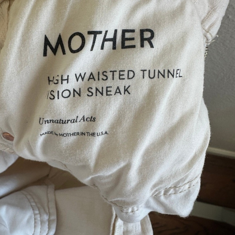 Mother Superior Jeans Size 32 High Waisted‎ Tunnel Vision Sneak Unnatural Acts - Picture 6 of 11